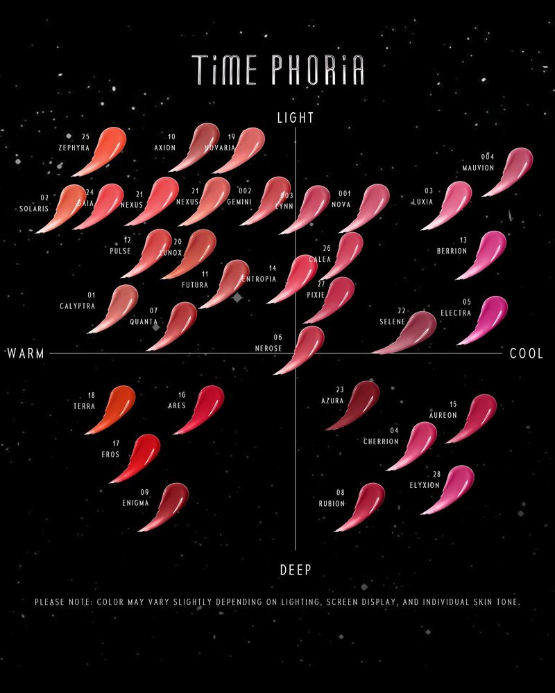 TIMEPHORIA Stellar Dust Lip Stain 03, Transfer-Proof & Smudge-Proof Lip Gloss, Cool Tone Pink Tinted Glossy Finish, High-Pigment Vibrant Color, Hydrating Lightweight Long-Lasting Lip Makeup for Women