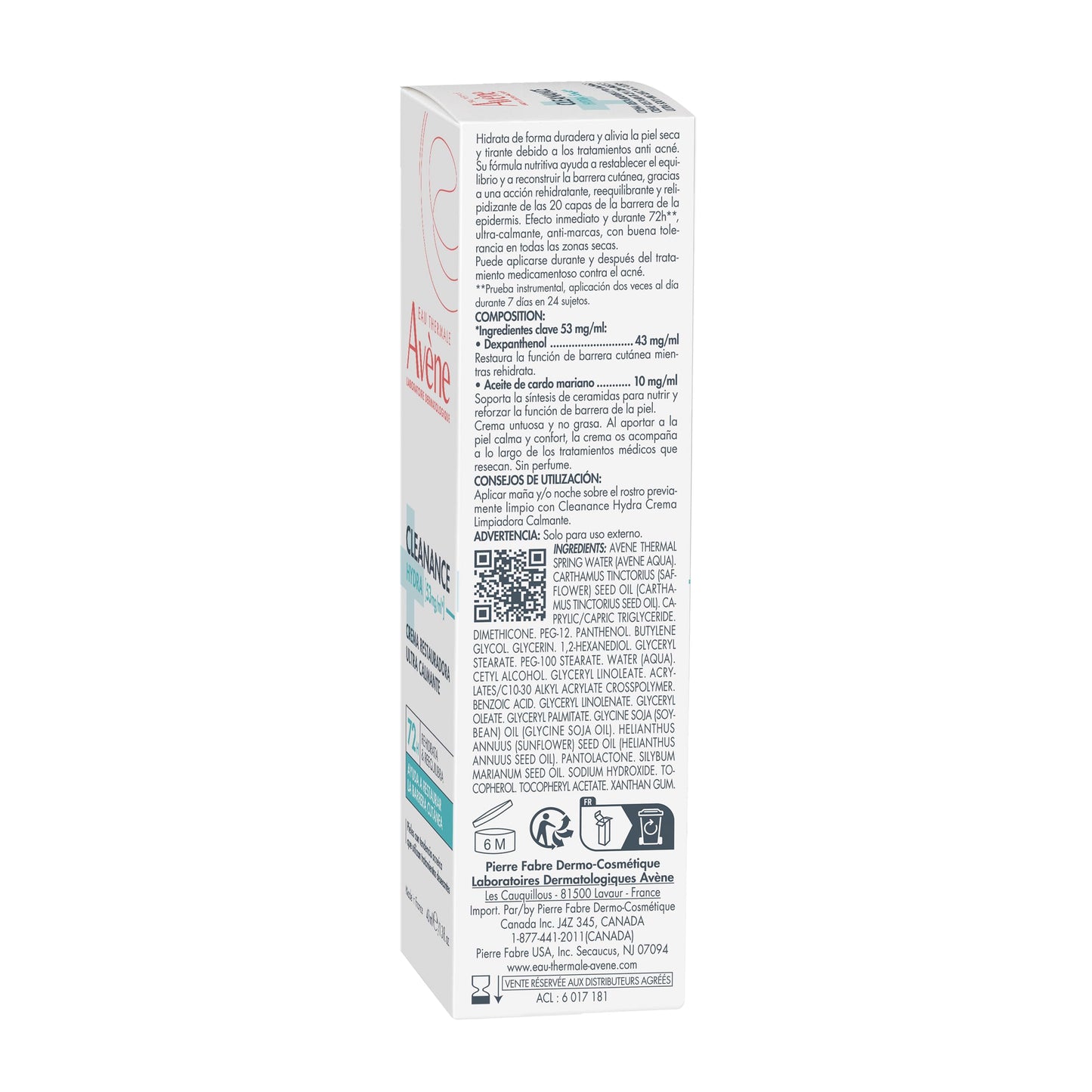 Avène Cleanance Hydra Ultra-Soothing Restorative Cream