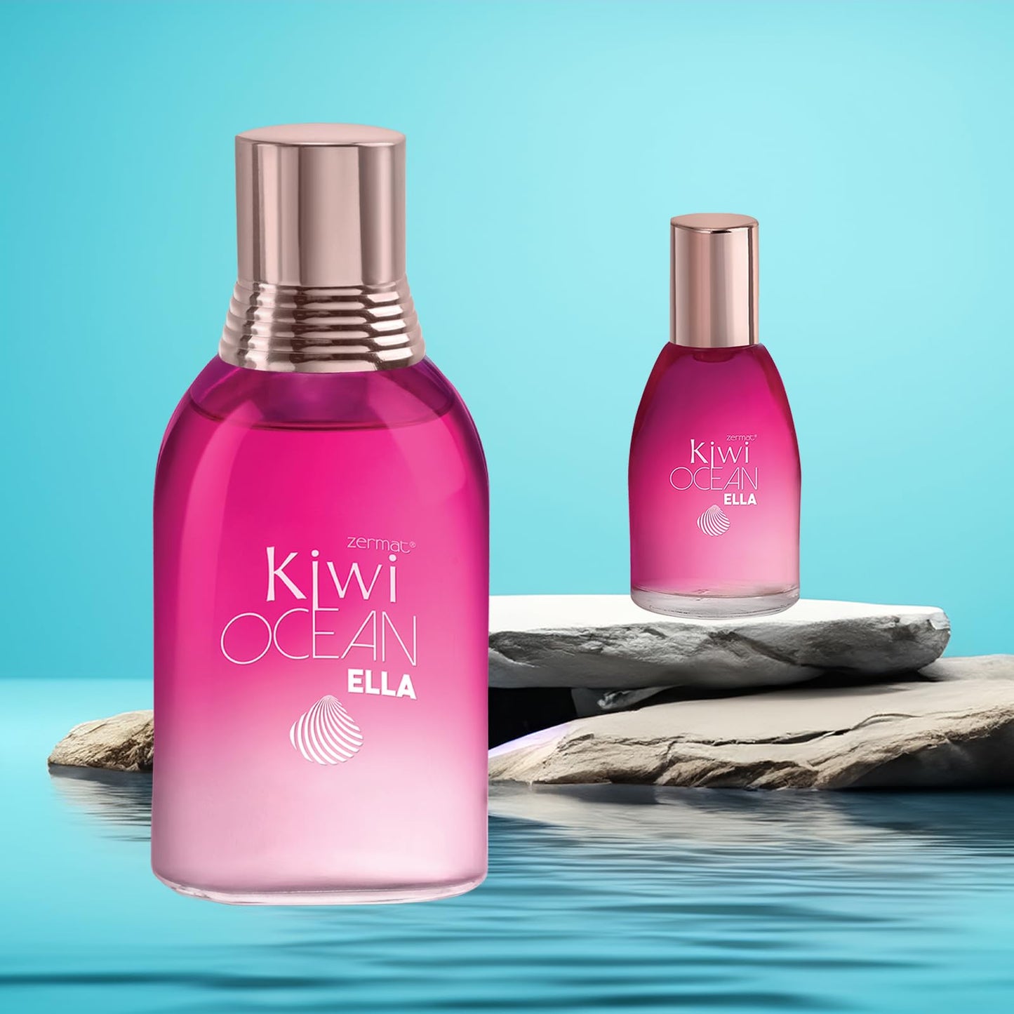 Zermat Kiwi Ocean Ella, Fragrance for Women, Floral - Frutal Scent 4.55 Fl. Oz