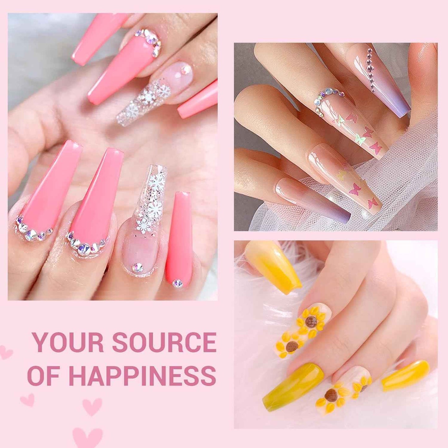 SAVILAND Acrylic Nail Kit - Professional Nail Forms & Tools for Salon Quality Nails