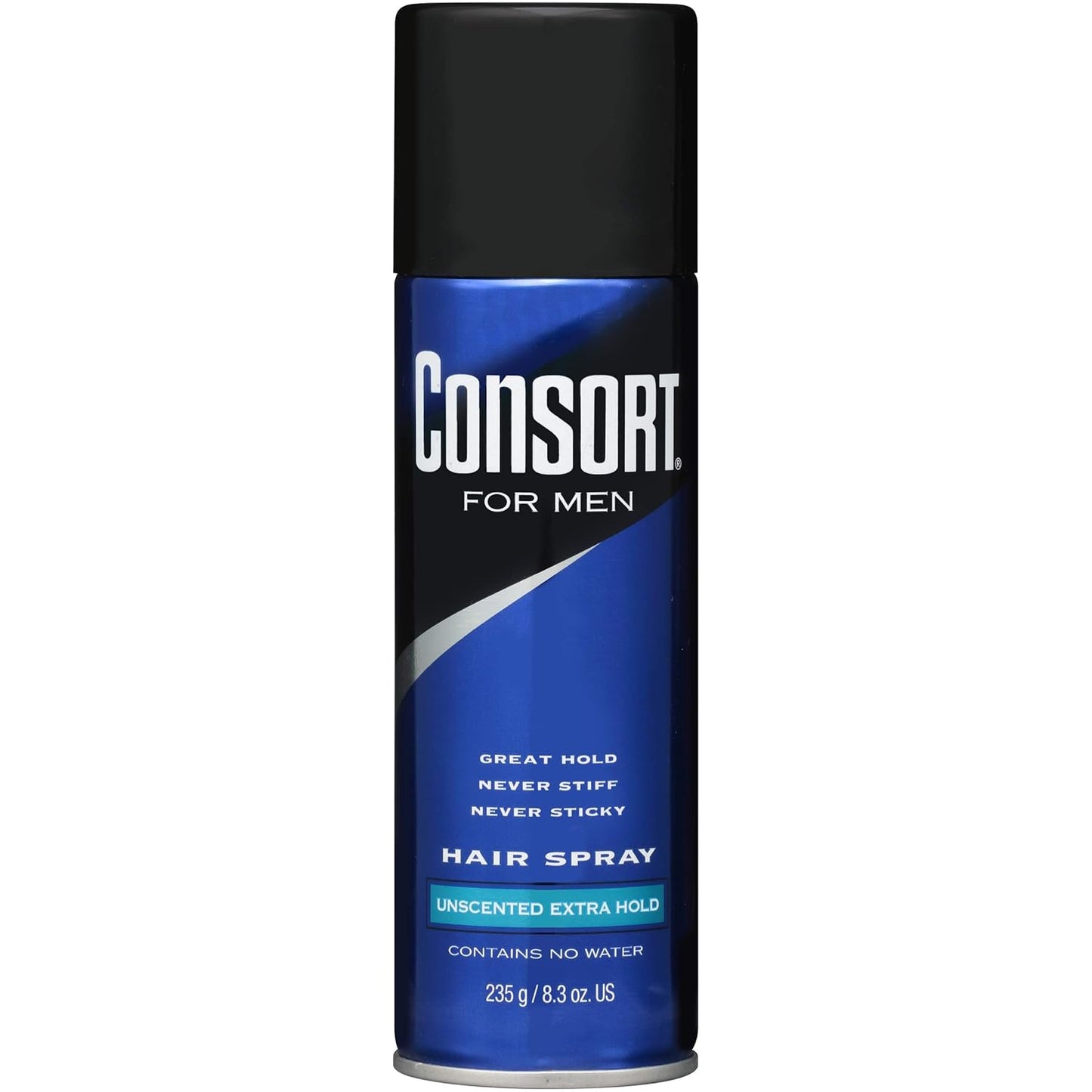 Consort Hair Spray for Men - Unscented Extra Hold, 8.30 oz | Pack of 6