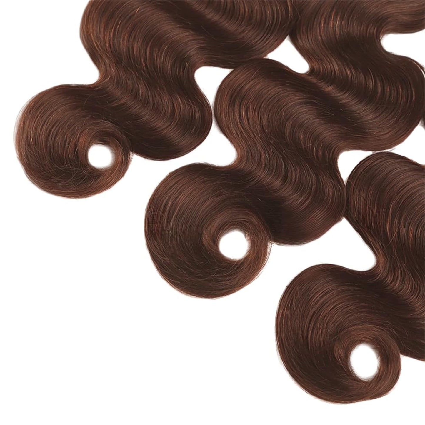 Body Wave Bundles Human Hair Chocolate Brown Human Hair Bundles 28 Inch 1 Bundle Brazilian Virgin Dark Brown Hair Extension 100G/PC For Black Woman #4 Color