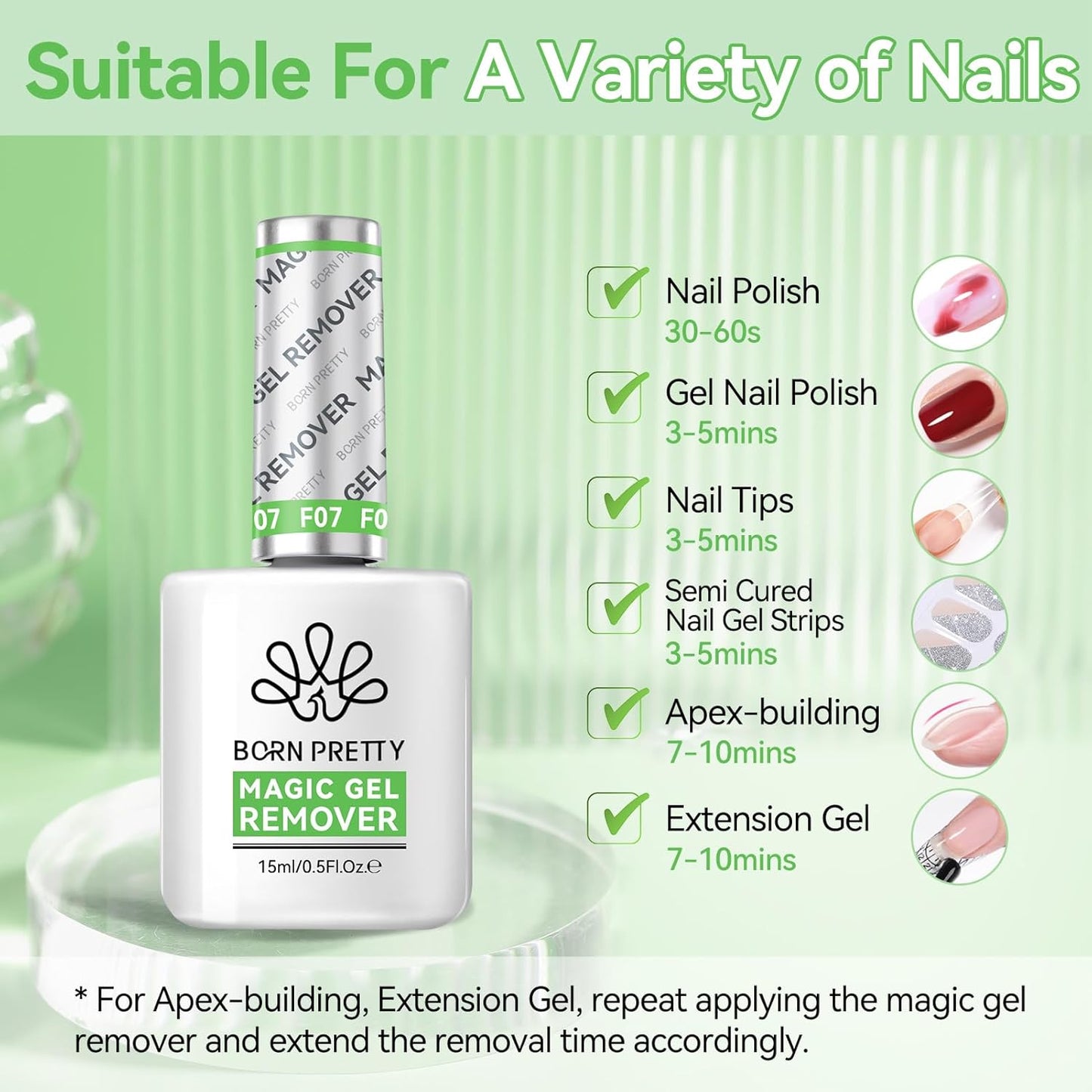 Born Pretty 6PCS Cat Eye Magnetic Gel Nail Polish Set - Gentle Formula & Easy Remover