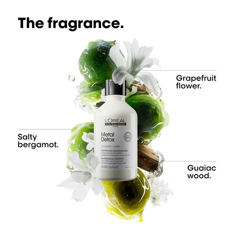 L'Oréal Professionnel Paris Metal Detox Shampoo - Sulfate-Free Anti-Breakage Formula for Color-Treated Hair | 300ml