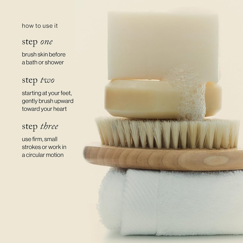 Goop Beauty Dry Brush - Detoxifying Body Exfoliator with Natural Biodegradable Sisal Fibers | Wooden Handle | FSC Certified