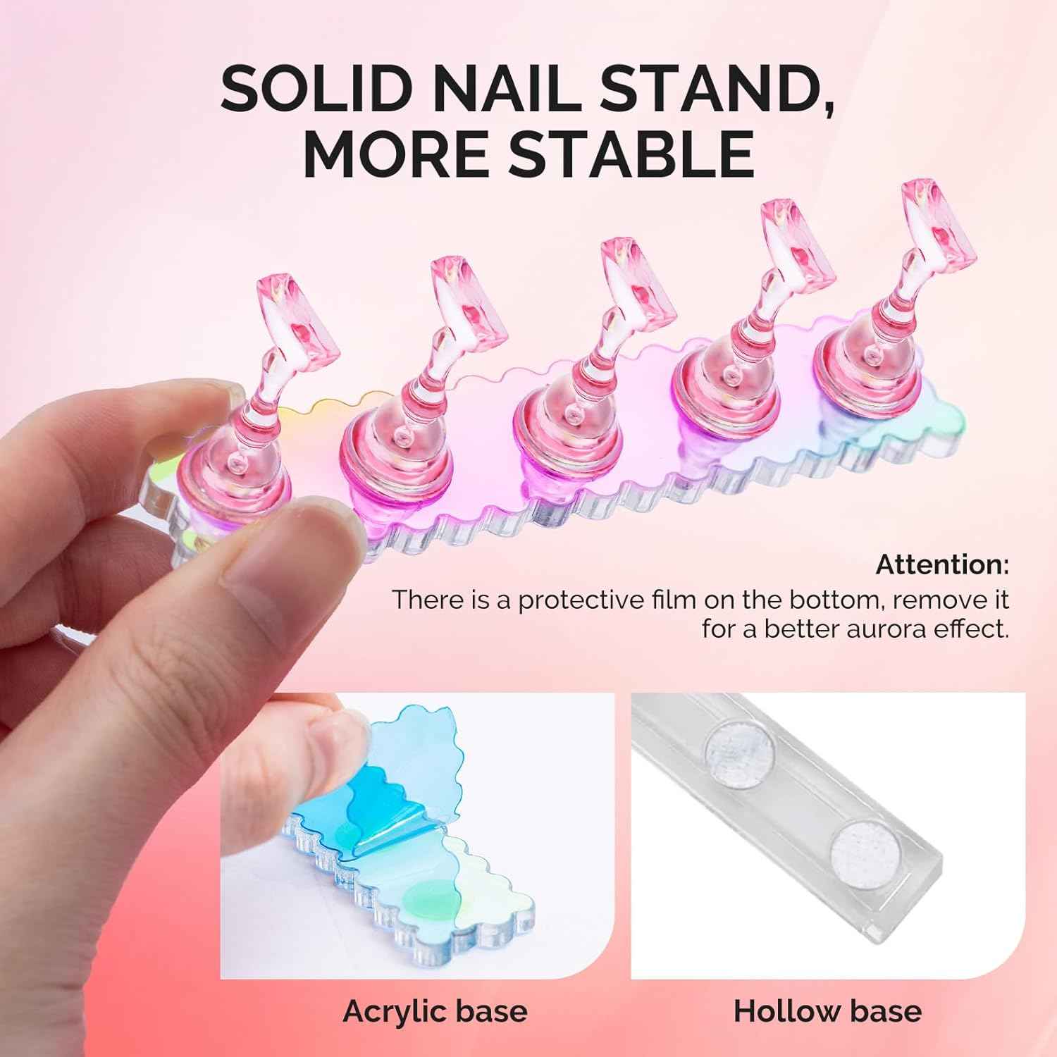 MelodySusie 30000 RPM Professional Rechargeable Nail Drill with Stand for Press-On Nails
