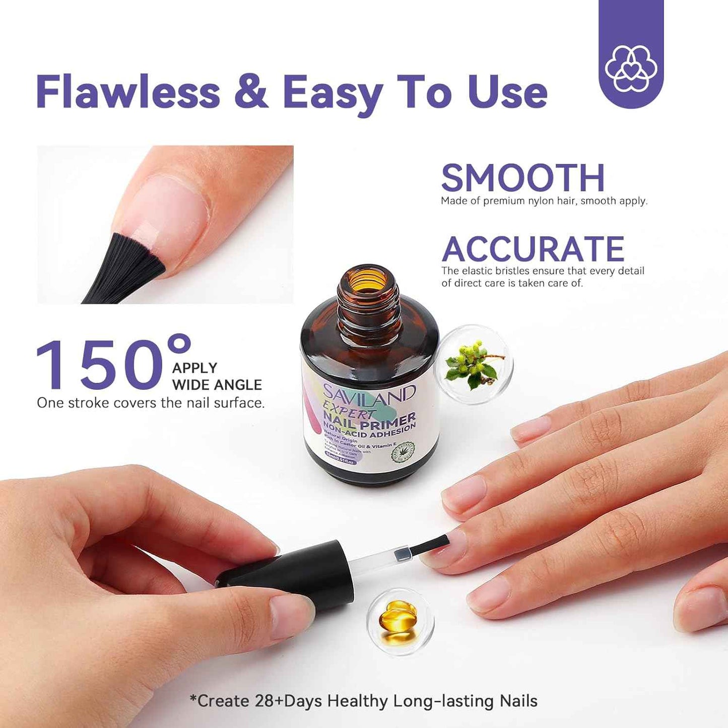 Acrylic Nail Kit with Drill & 2024 Nail Primer – SAVILAND Professional Set