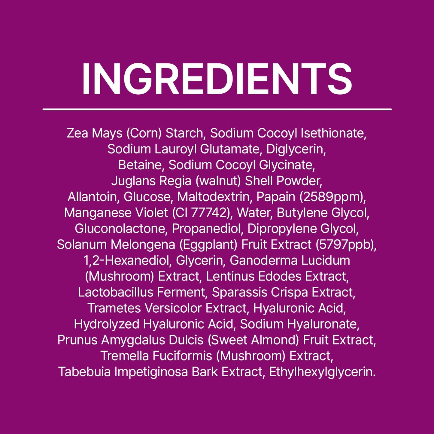 Papa Recipe Eggplant Enzyme Powder Cleanser (1.7oz/50g) – Travel-Friendly Korean Enzyme Powder-to-Foam Face Wash, Oil-Moisture Balance, Hydrating, Gentle Exfoliation, Smooth Texture & Pore Care