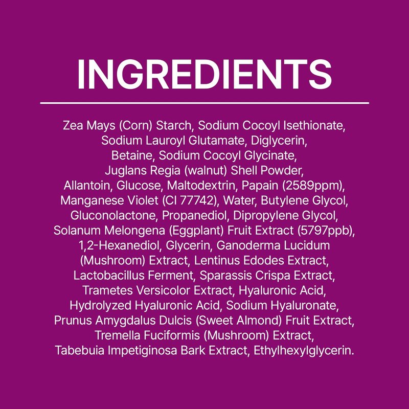 Papa Recipe Eggplant Enzyme Powder Cleanser (1.7oz/50g) – Travel-Friendly Korean Enzyme Powder-to-Foam Face Wash, Oil-Moisture Balance, Hydrating, Gentle Exfoliation, Smooth Texture & Pore Care