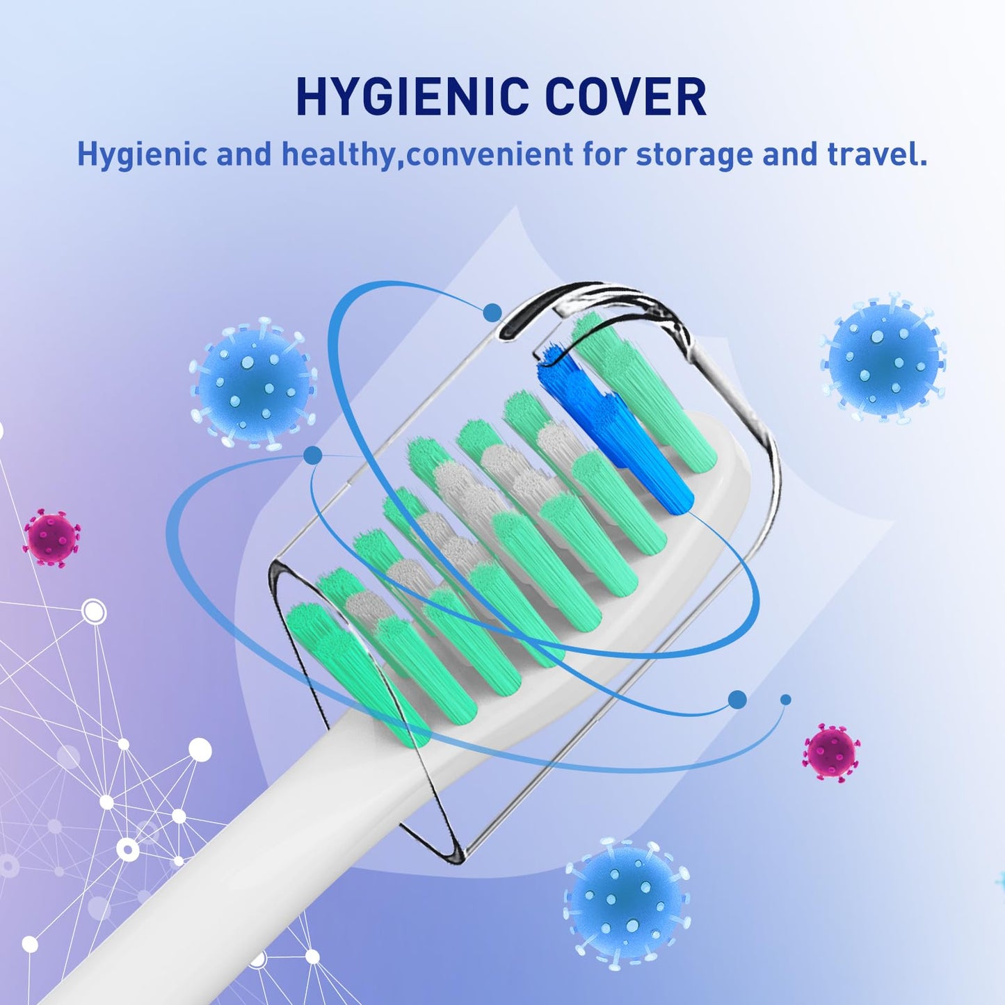 Replacement Brush Heads Compatible with Philips Sonicare Screw-on HX7022 HX7023 Essence E-Series Electric Toothbrush - Refills Heads for HX5610, 6 Packs