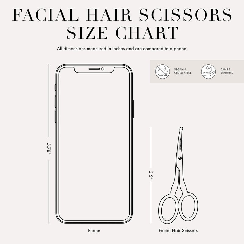 Tweezerman G.E.A.R. Facial Hair Scissors For Men