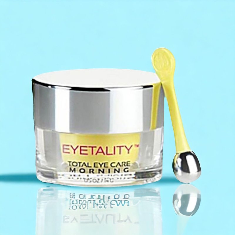 Serious Skincare - EYETALITY Morning Under Eye Cream for Dark Circles & Puffiness, Anti-Aging Daily Wrinkle Cream, Line Smoothing Skin Care Treatment for Women and Men - Coffee Bean Extract 0.5 oz