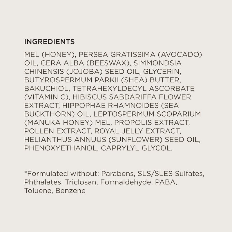 Colleen Rothschild Honey Nectar Radiance Mask – Brightening Vitamin C & Bakuchiol Face Mask with Honey Complex for Glow & Hydration