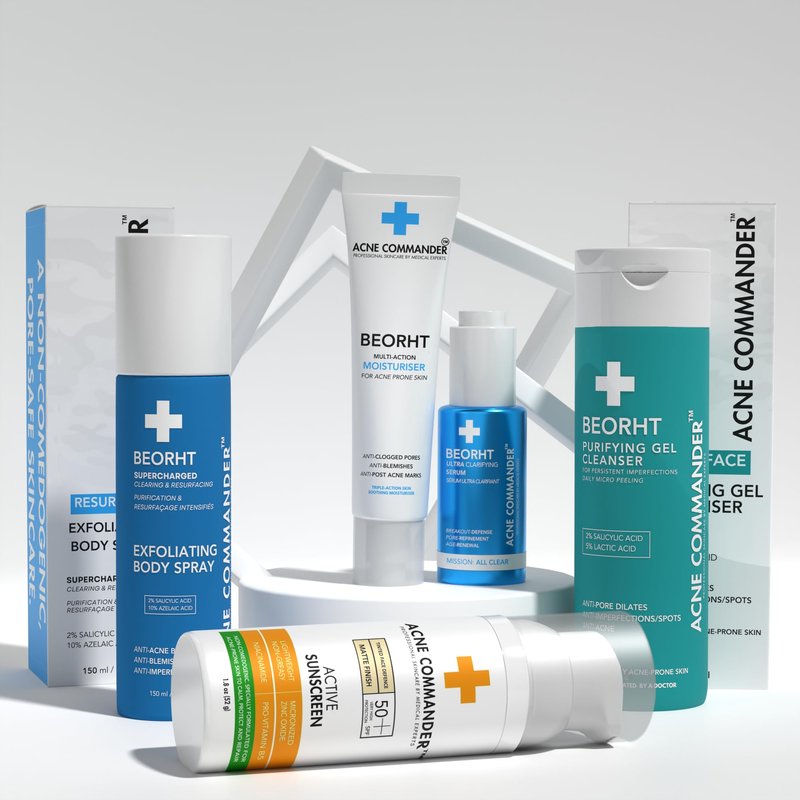 Acne Commander Mineral SPF 50 Face Sunscreen for Acne-Prone & Sensitive Skin — Zinc Oxide, Non-Comedogenic, No White Cast — Non-Tinted, Broad Spectrum, Fragrance-Free, Lightweight Daily, ~52g