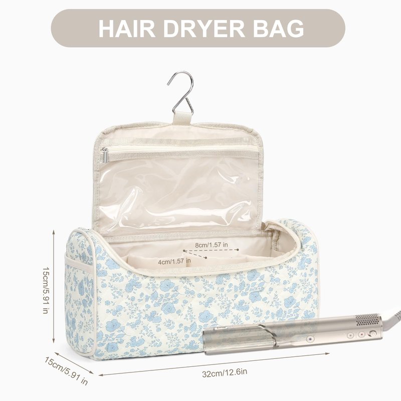 ANKICK Travel Case Compatible with Dyson Airwrap Complete Styler and Attachments, Coquette Portable Hair Dryer Bag Organizer