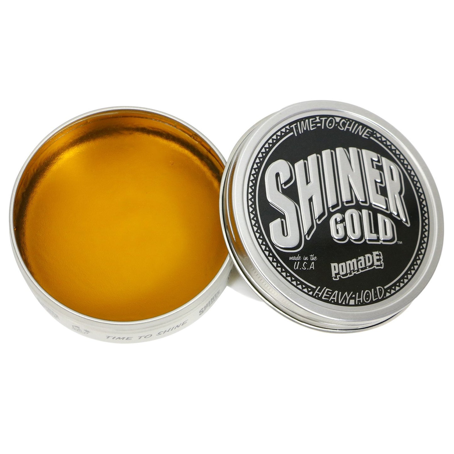 Shiner Gold Pomade | Strong Hold | High Shine | Water-based | Coconut Scent