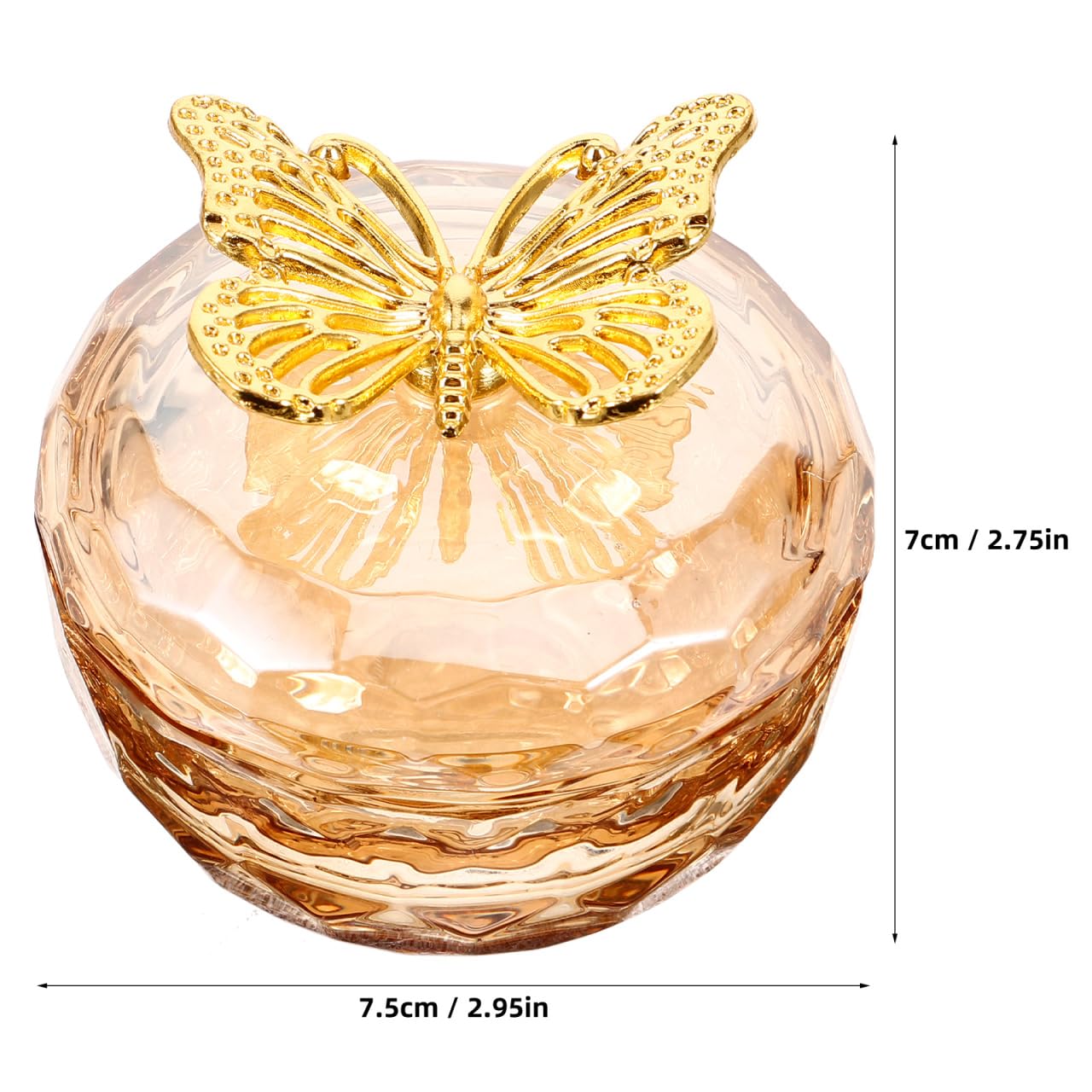 Baluue Nail Dappen Dish with Lid 3 Inch Manicure Pen Wash Cup Durable Thickened Glass Nail Art Cup for Polish Liquid and Powder Storage