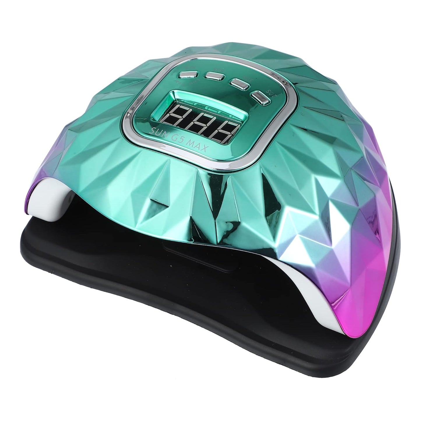 200W Portable UV-LED Nail Lamp with Sensor & 4 Timers - Fast Curing Gel Dryer