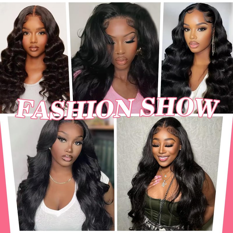 4x4 Lace Closure Human Hair Body Wave HD Lace Closure 20 Inch Free Part 100% Unprocessed Brazilian Virgin Human Hair Extensions for Women 150% Density Pre Plucked with Baby Hair Natural Black Color