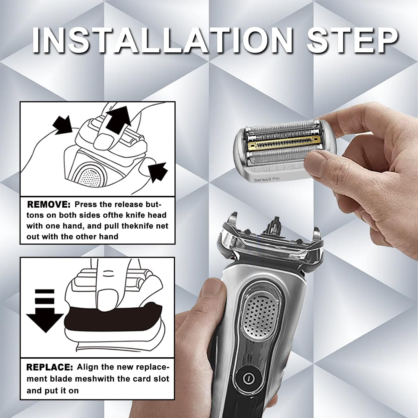 New Series 9 Electric Replacement Shaver Head Accessories