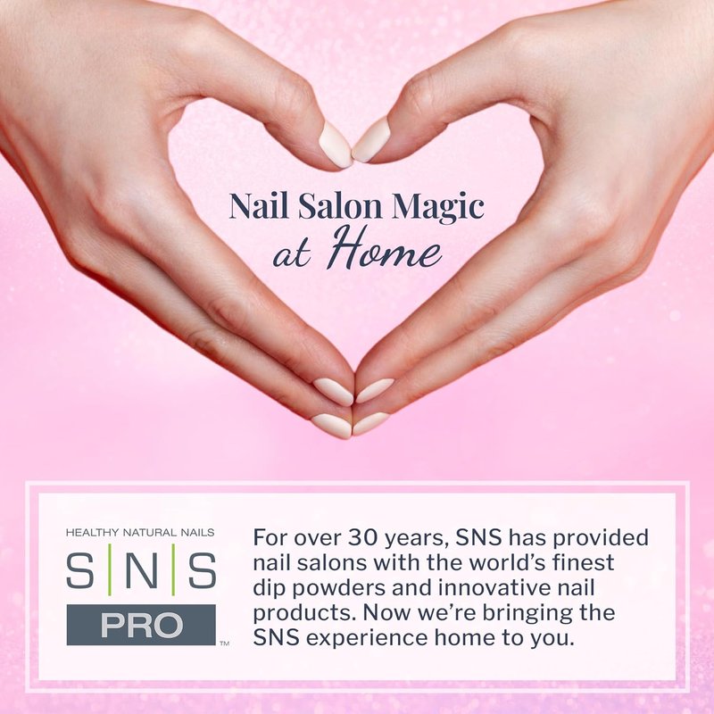 SNS Nail Dip Powder - Miracle Garden Pink/Fuchsia Cream | Long-Lasting, Low Odor, No UV Lamp - 1.5 Oz