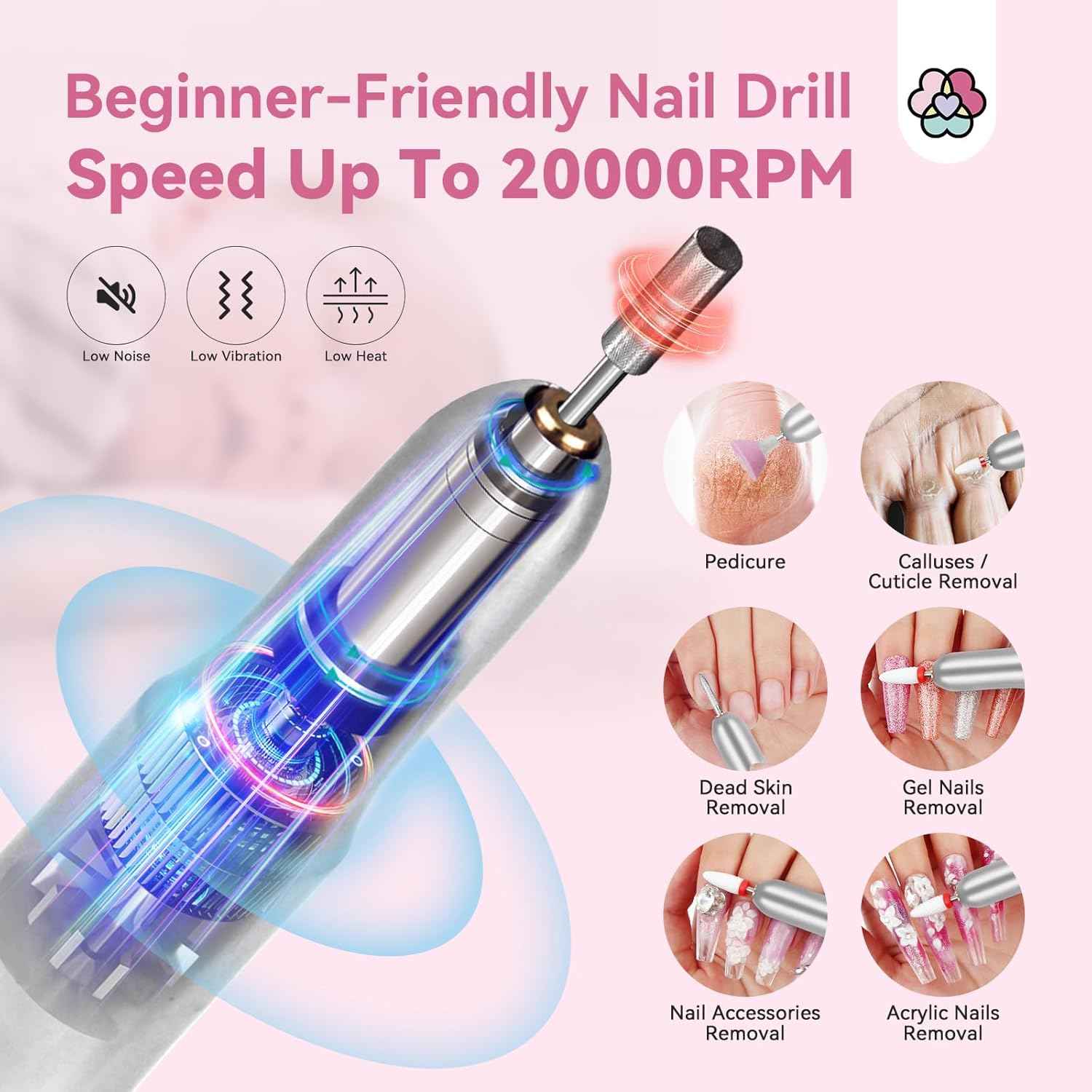 Saviland Acrylic Nail Kit for Beginners - Keratin Powder, Vitamin E Gel & Nail Stand