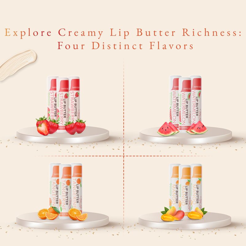 CHAP-LIP Original Lip Balm Hydrating Bulk Chap Stick with Fruit Flavors, Coconut Oil, and Cocoa Butter -Dermatologist Tested Lip Therapy Pack for Men and Women - Made in the USA, 48 Pack