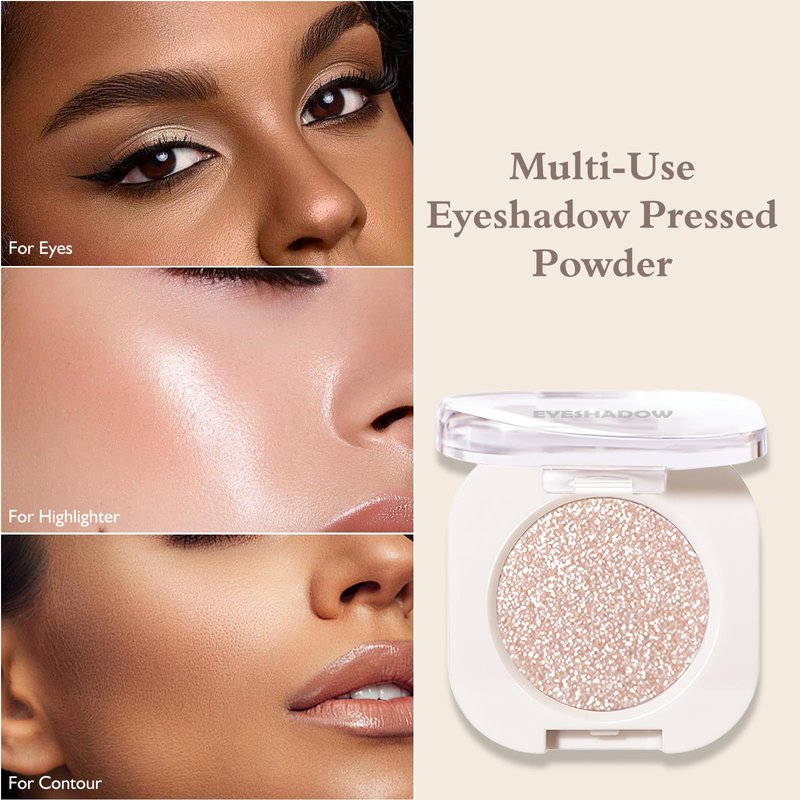 Wugbc Matte Eyeshadow Palette 2 PCS, White Nude Brown Eye Shadow Palettes Nude Neutral Eyeshadow for Women, Smooth Powder Lightweight Blendable sombras para ojos Compact Daily Eyes Makeup, Set C