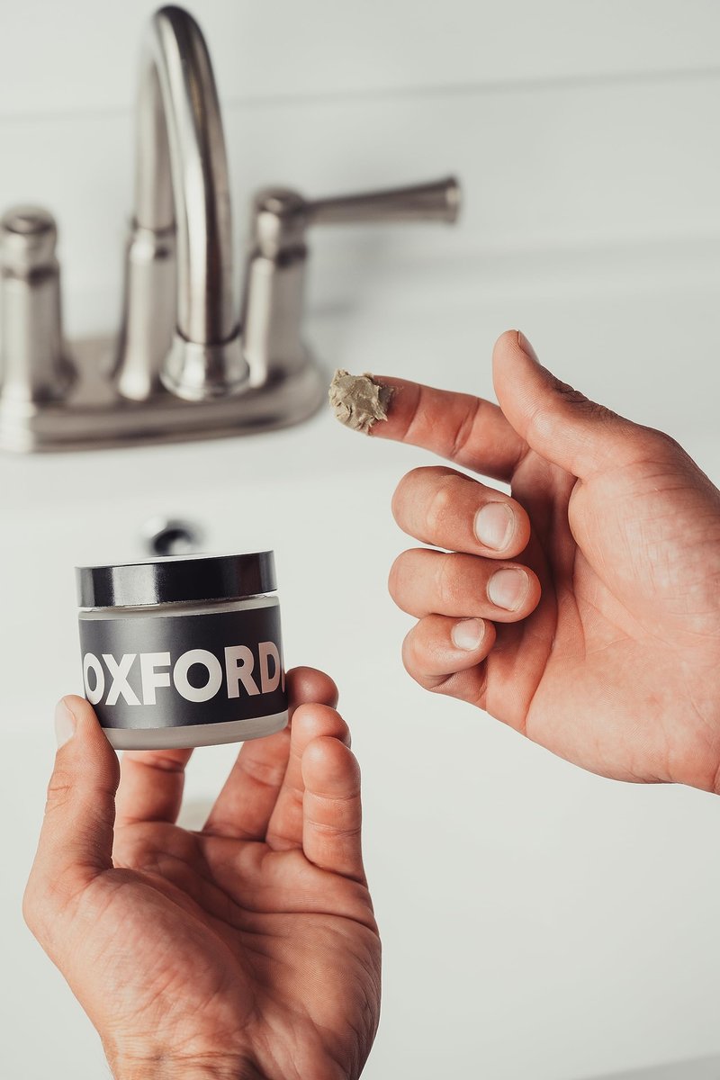 OXFORDhill Texture Clay Pomade - Premium Matte Finish Hair Clay for Men - Matte Finish, High Hold - 100% all Natural and Organic For Hair and Scalp Health