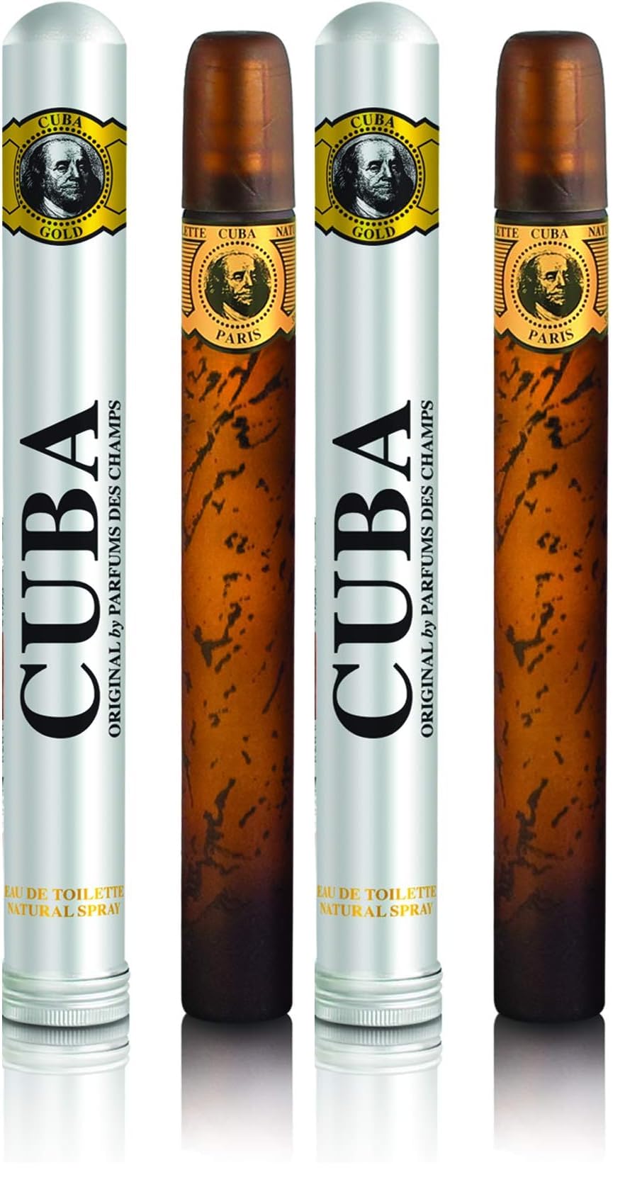 Cuba Gold Eau De Toilette, Men, 1.17 Ounce | Pack of 2
