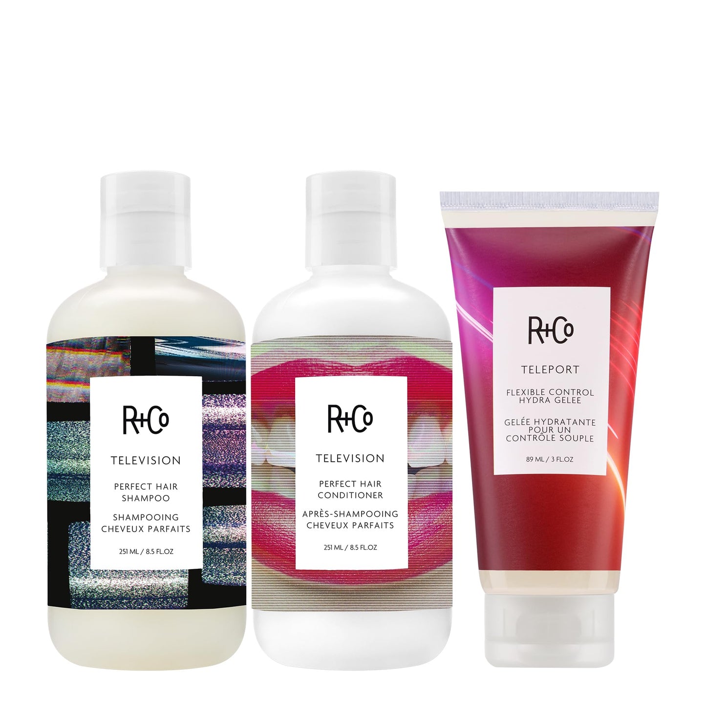 R+Co Television Perfect Hair Shampoo | Body + Shine + Smoothing for All Hair Types | Vegan + Cruelty-Free | 8.5 Oz