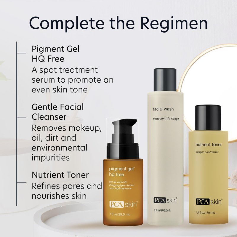 PCA SKIN Hydroquinone-Free Pigment Gel Dark Spot Corrector, Dark Spot Serum for Brightening Dark Spots and Hyperpigmentation, Helps Even Skin Tone and Promote a Clear Complexion, 1.0 oz Pump