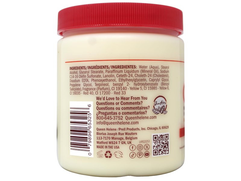 Queen Helene Cholesterol Hair Conditioning Cream, 15 Oz (Pack of 6) (Packaging May Vary)