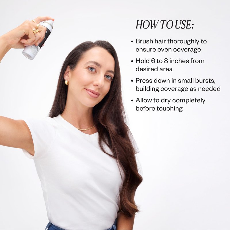 IGK NEVER MISS Root & Scalp Touch-Up Spray – Light Brown | Temporary Gray Root Concealer for Thinning Hair | Waterproof, Sweat-Resistant, No Flaking | With Biotin, Rosemary & Squalane | 2oz