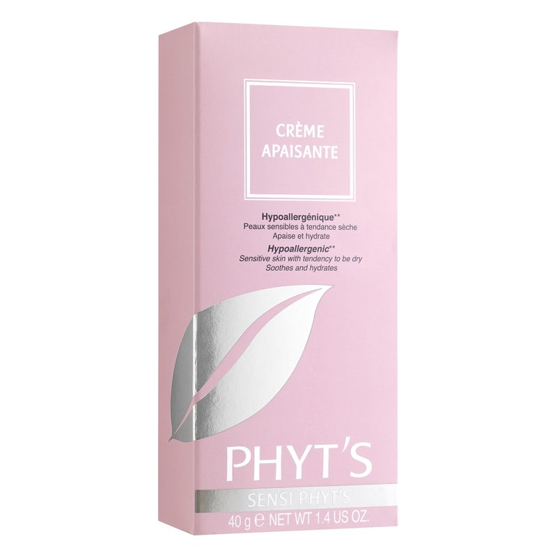 Phyts Soothing Cream - Face Moisturizer Ideal for Dry and Sensitive Skin - Reduces Discomfort and Redness - Fragrance-Free Vegan Face Cream - 1.4 oz