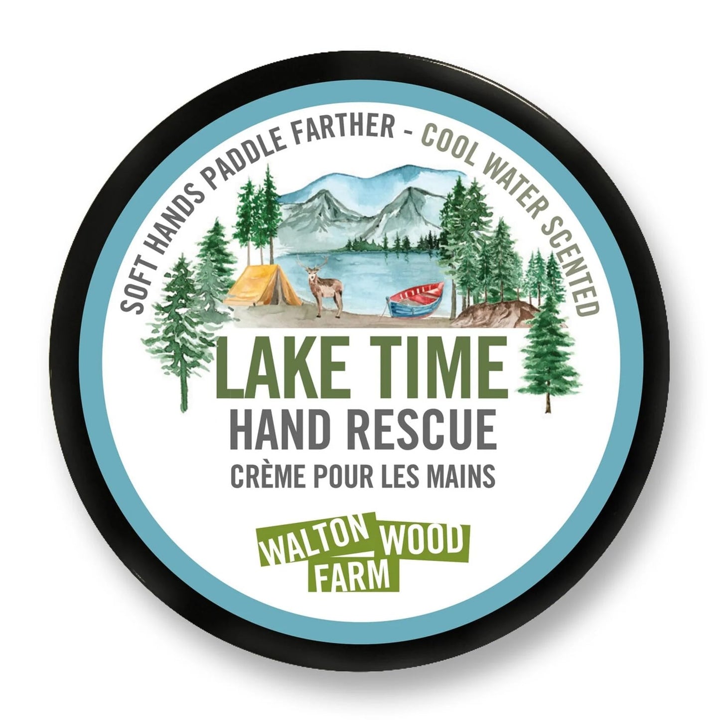 Walton Wood Farm, 4 oz Hand Cream: (Lake Time)