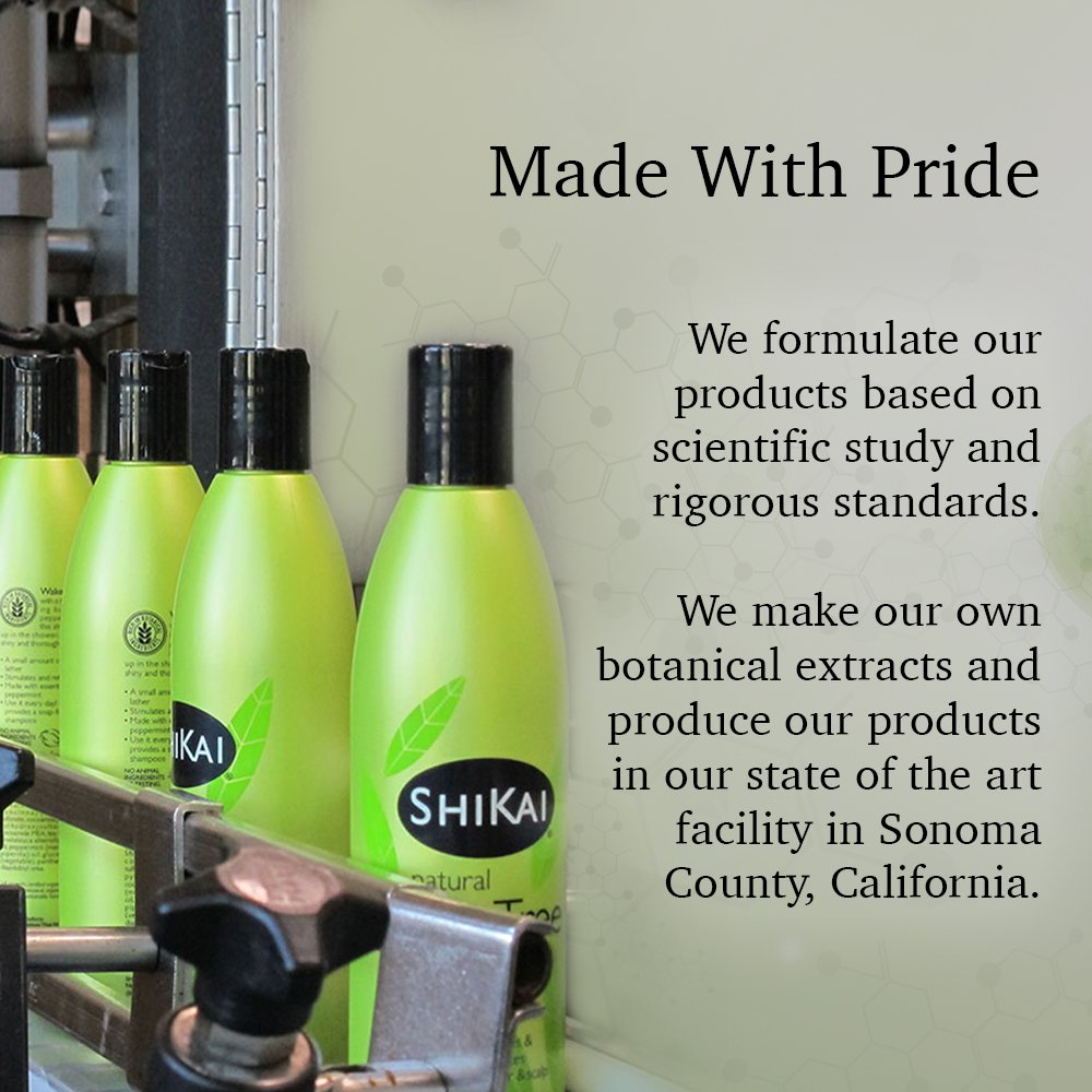 ShiKai - Color Care Shampoo, Plant-Based, Non-Soap, Non-Detergent, Revitalizes and Protects Color-Treated Hair (12 Ounces, Pack of 3)