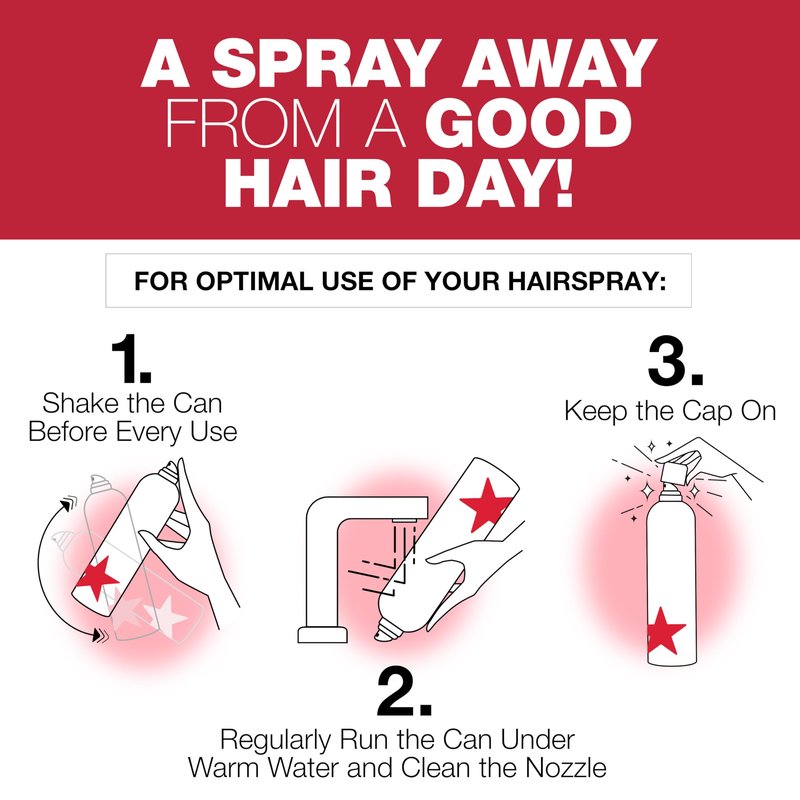SexyHair Big Spray & Play Harder Firm Volumizing Hairspray, 10 Oz | All Day Hold and Shine | Up to 72 Hour Humidity Resistance