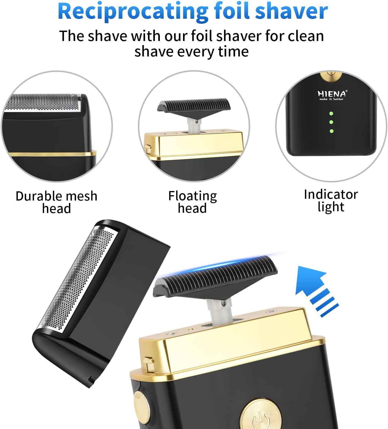 Professional Hair Clipper Set - Cordless Electric Clippers & Beard Trimmers | Rechargeable Barber Kit with Nose Hair Trimmer