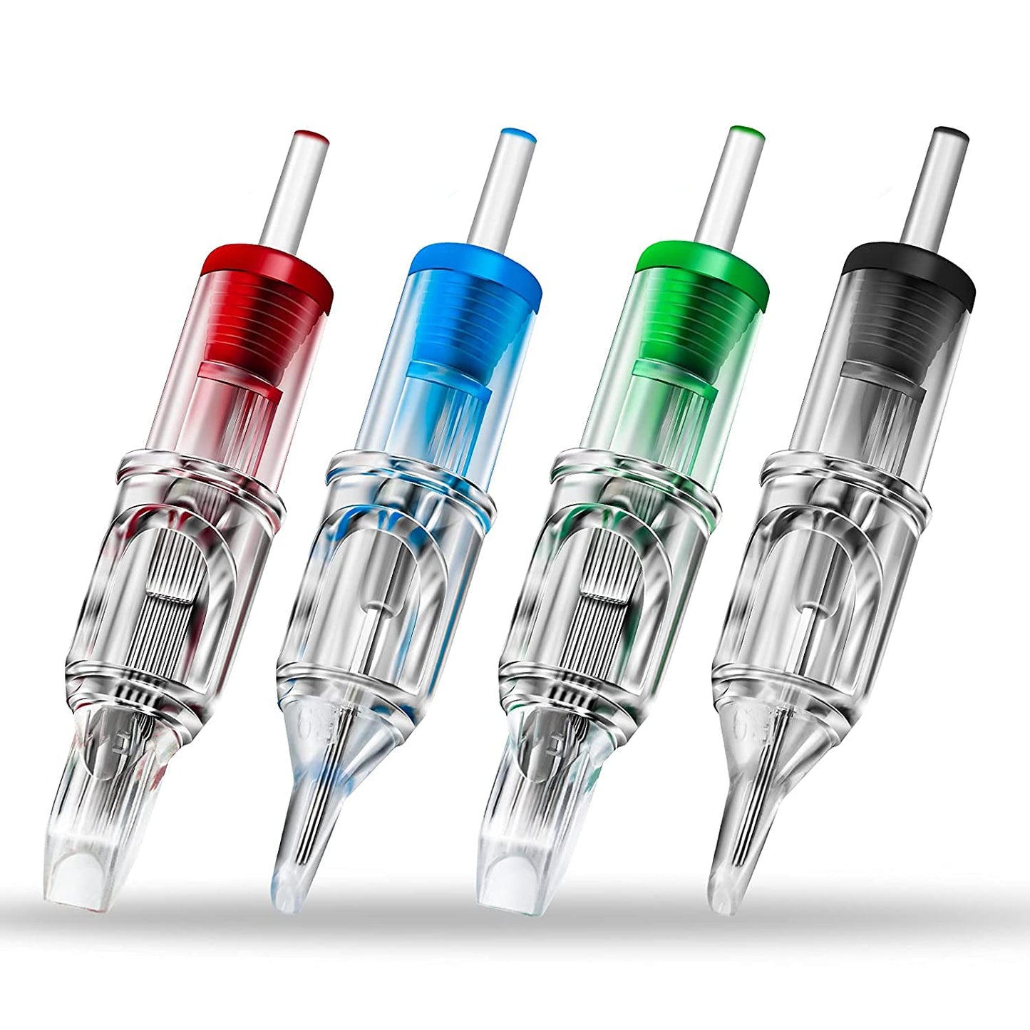 Tattoo Needles Cartridge - 100 Pcs Mixed Round Liner & Shader Needles for Tattoo Machines | 3RL, 5RL, 7RL, 9RL, 3RS, 5RS, 7RS, 9RS