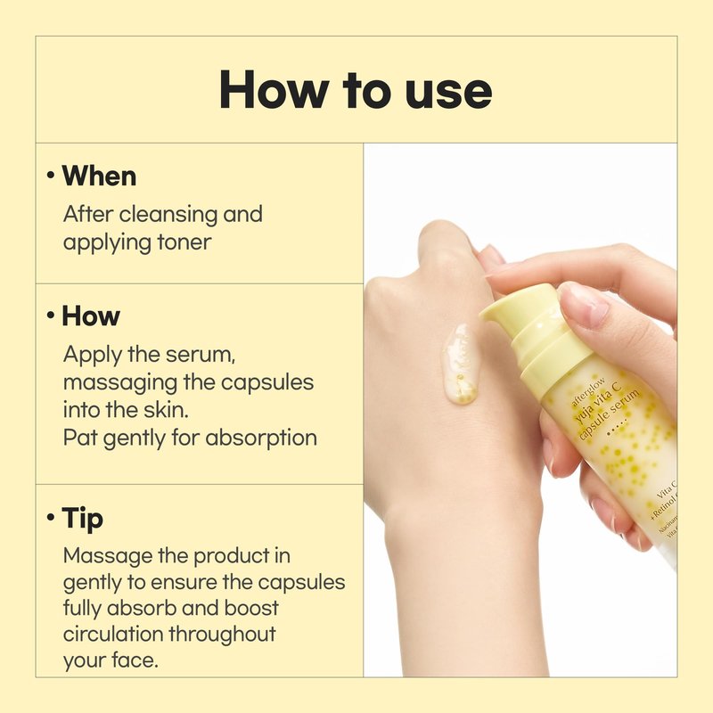 Luvum Yuja Vita C Capsule Serum, Vitamin C, Ratinol Capsule, Niacinamide, 1.01 fl oz