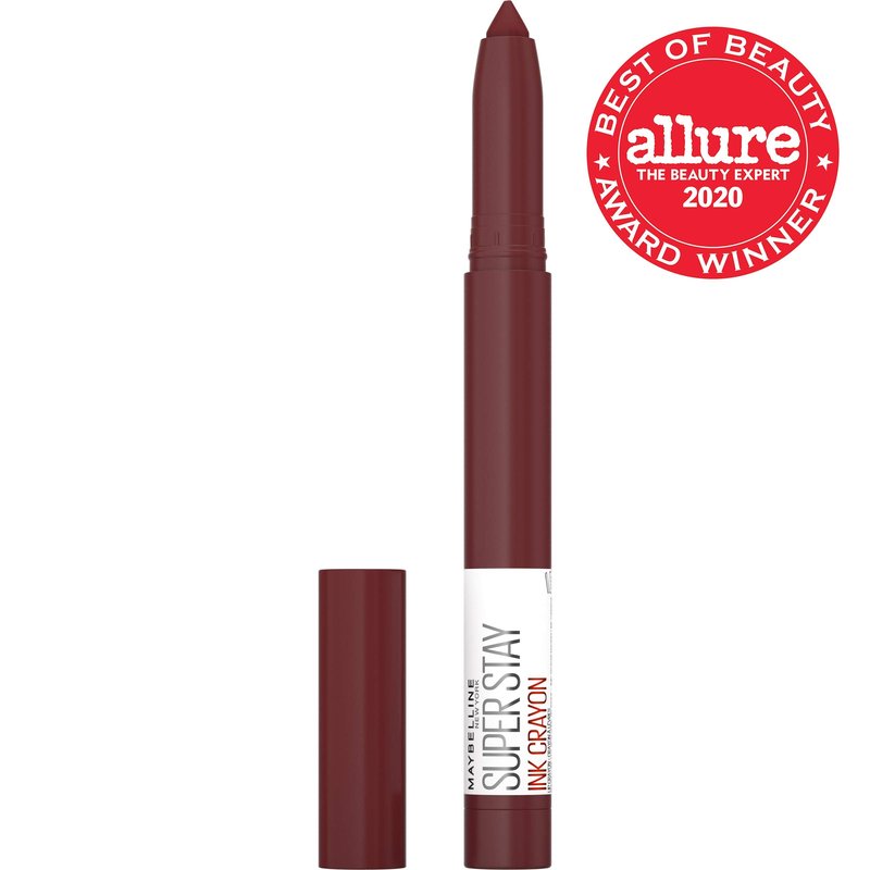 Maybelline New York Maybelline Super Stay Ink Crayon Matte Longwear Lipstick Makeup, Drive The Future, 0.04 Ounce ., 165 Drive The Future, 0.04 ounces (Pack of 2)