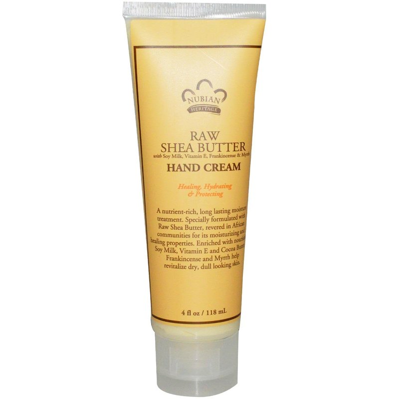 Nubian Heritage: Raw Shea Butter Hand Cream, 4 Oz (3 Pack)