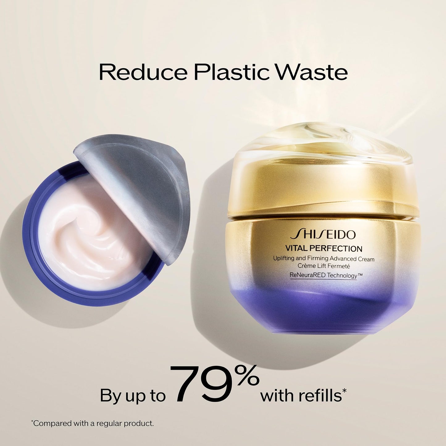 Shiseido Vital Perfection Uplifting and Firming Advanced Cream - 50 mL - Multi-Benefit Face Cream - Visibly Lifts & Firms