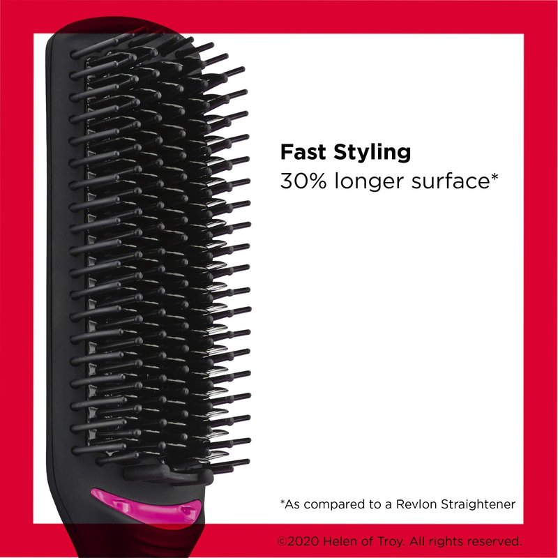 Revlon Hair Straightening and Styling Brush | Great for Second Day Styling (4-1/2 in)