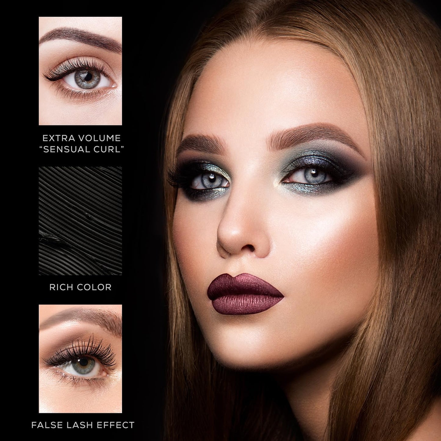 Radiant Professional Magna Lash Mascara, Volume and Curl, Silicone Brush