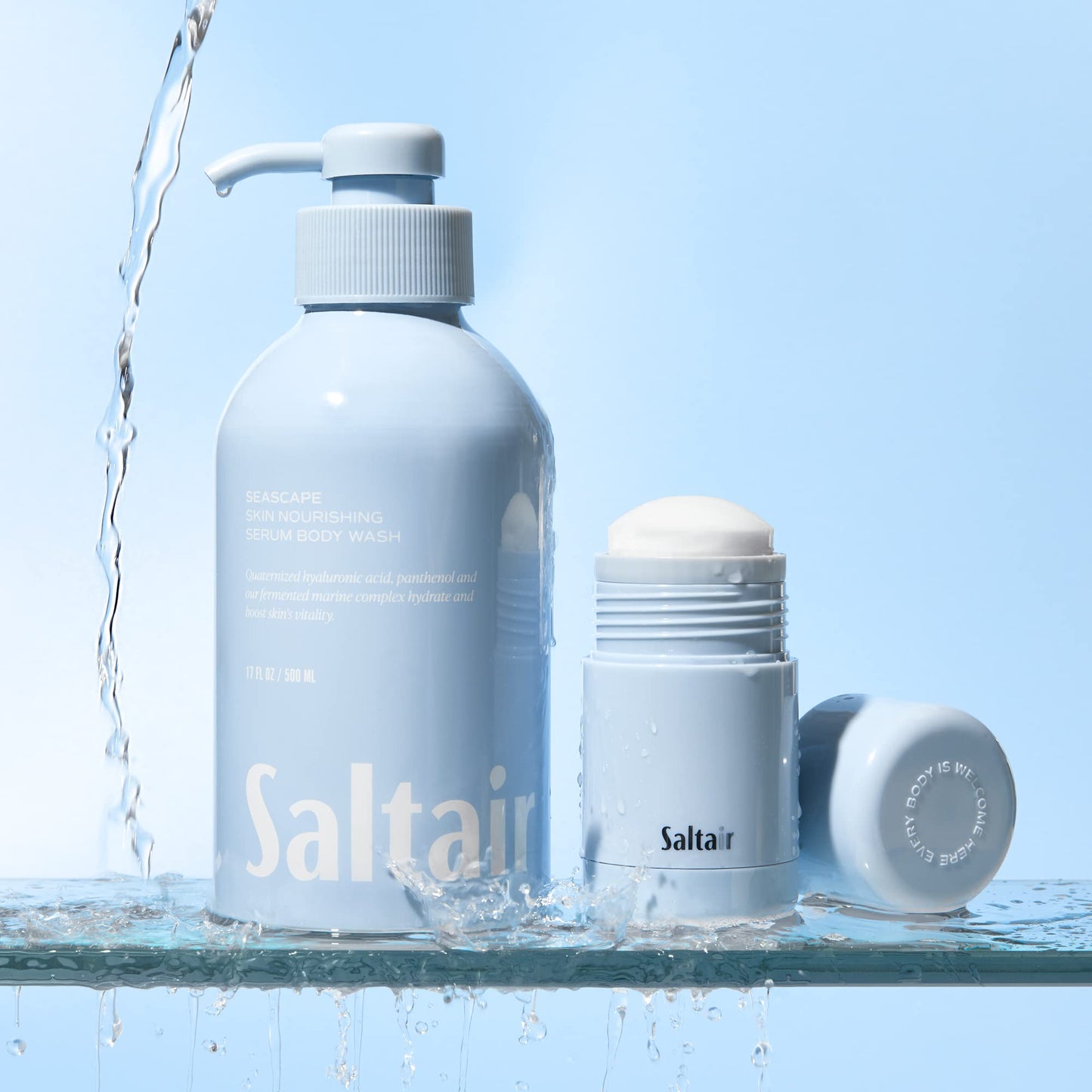 Saltair - Body Wash (Seascape) (Pack of 1), 17.0 Fl Oz