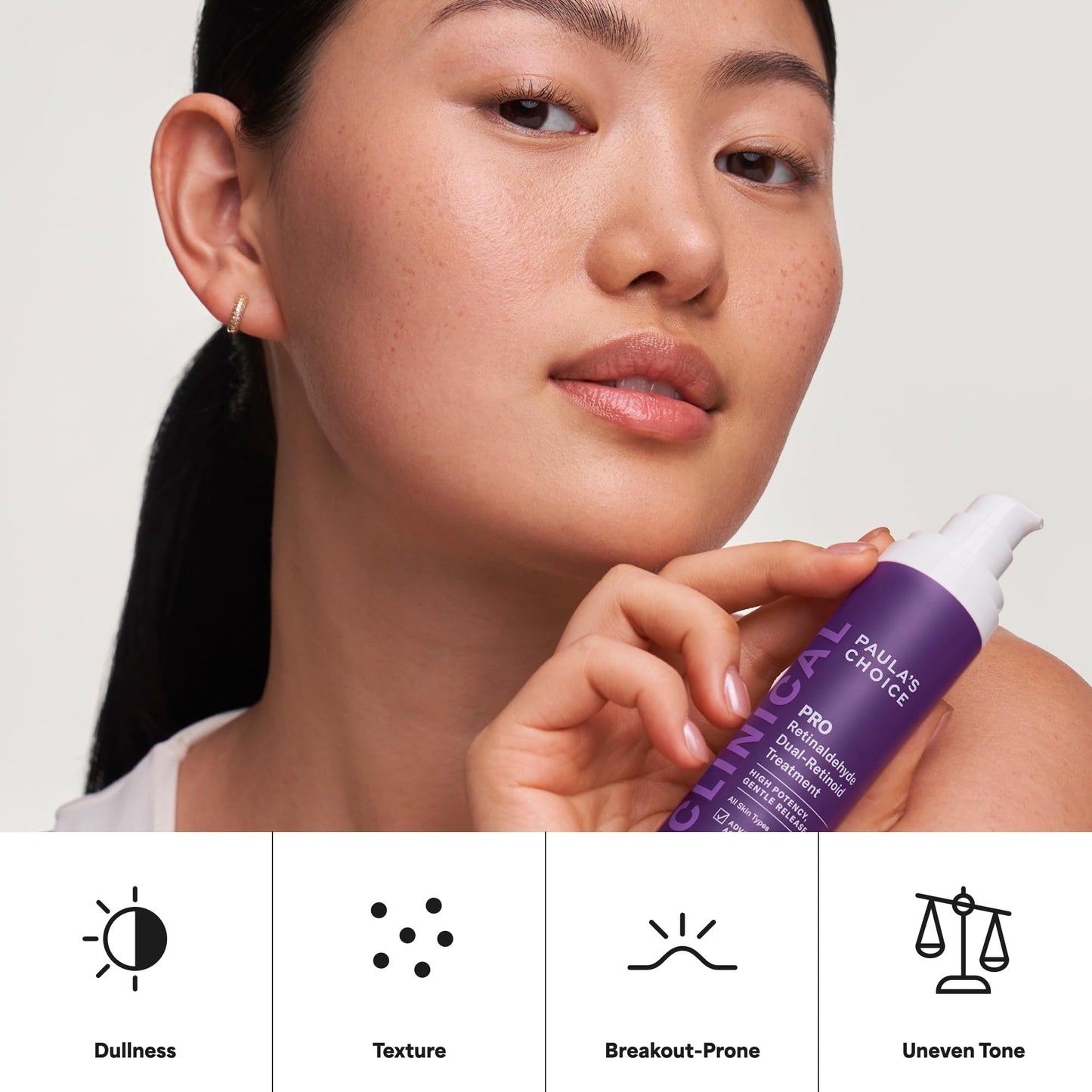 Paula’s Choice Pro Retinaldehyde Dual-Retinoid Advanced Treatment, High Potency Anti-Aging Serum for Breakout-Prone Skin, Radiance & Rough, Bumpy Texture, Fragrance-Free, 0.17 Fl. Oz.