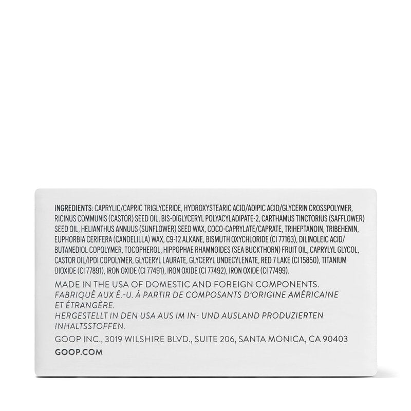 goop Beauty Cream Blush | Sheer Pop of Color for Lips & Cheeks | Vitamin C, Vitamin E & Safflower Oil | Natural Makeup for Glowing Skin | 0.5 oz | Afterglow - Soft Berry