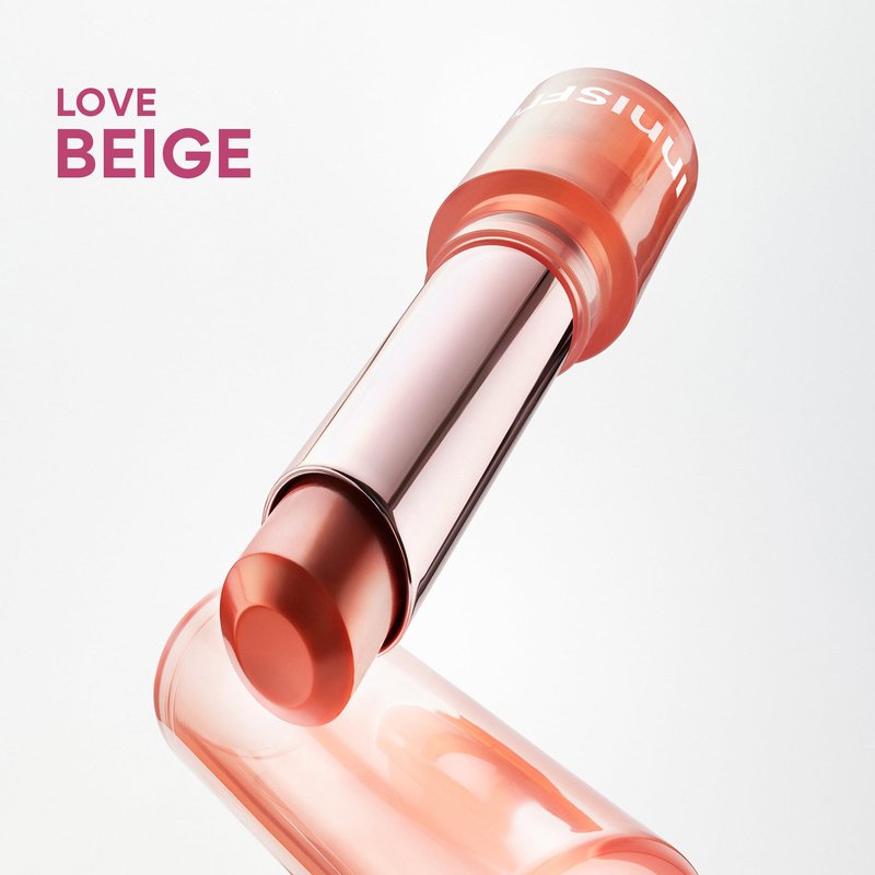 innisfree Dewy Tint Lip Balm with Hyaluronic Acid & Ceramides, Korean Hydrating Tinted Balm, Love Beige Shade